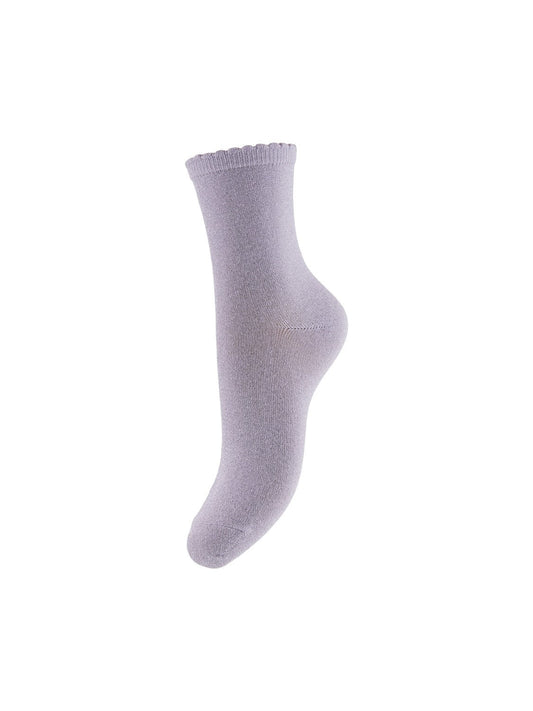 PIECES - GLIMMERSTRØMPE  - SEBBY 17078534 - PURPLE HEATHER
