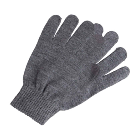 PIECES - HANDSKE - NEW BUDDY 17052401 - DARK GREY