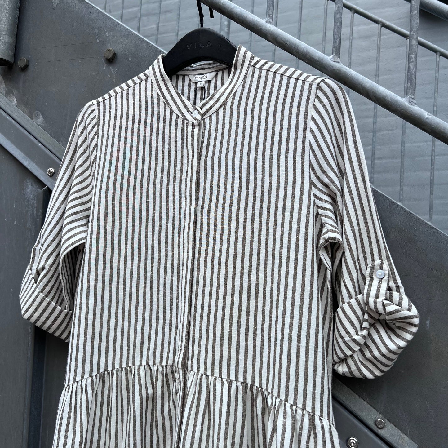 MBYM - KJOLE - ALBANA DAYANA  - OLIVE STRIPE