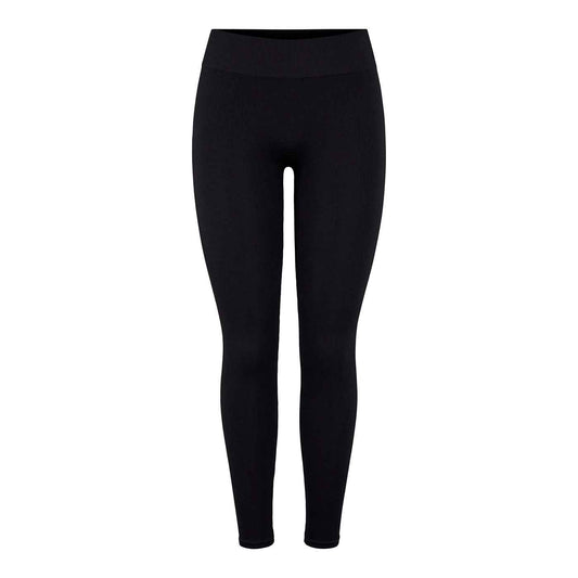 PIECES - LEGGINGS - SYMMI RIB 17116788  - SORT