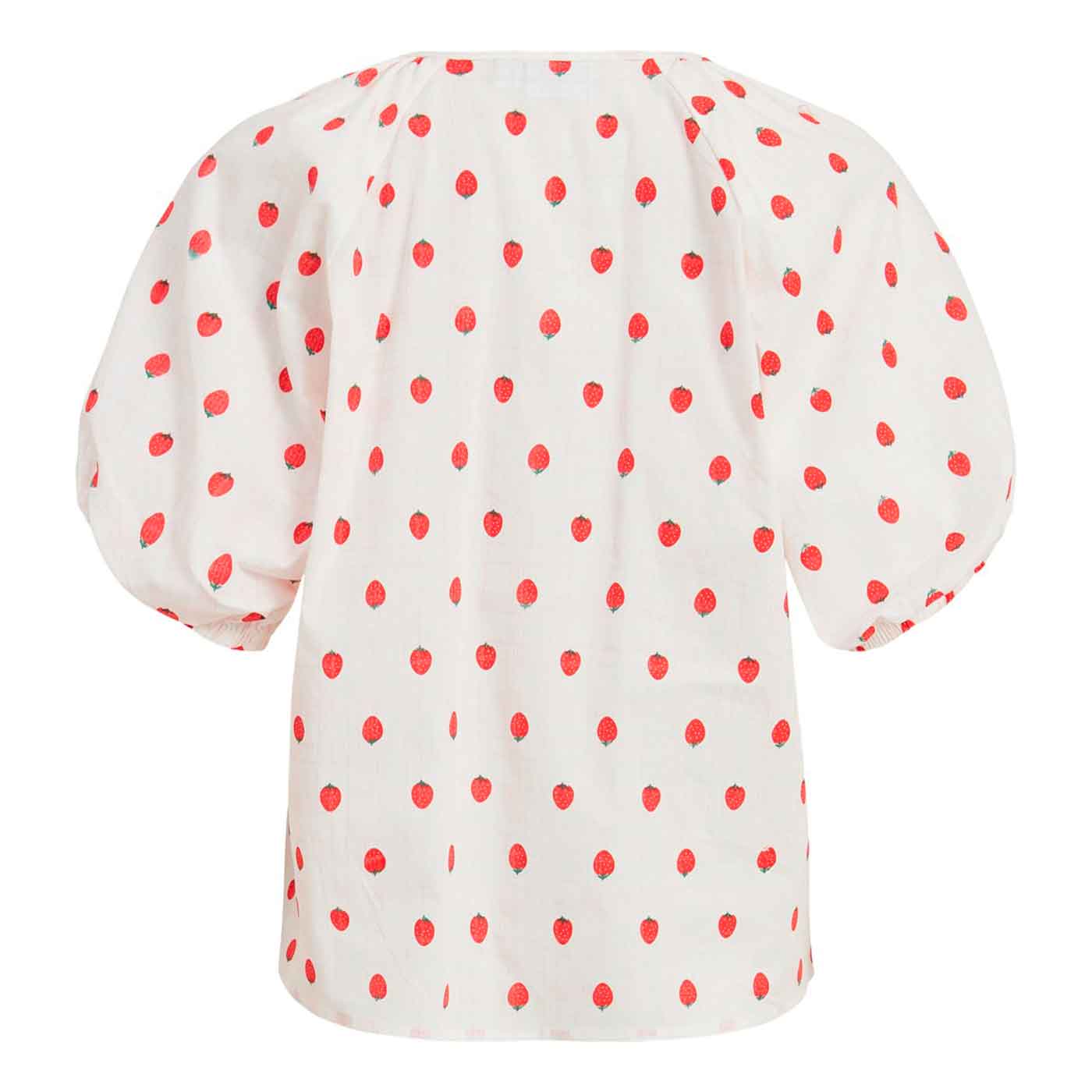 VILA - BLUSE - ERDE 14081745 - STRAWBERRIES